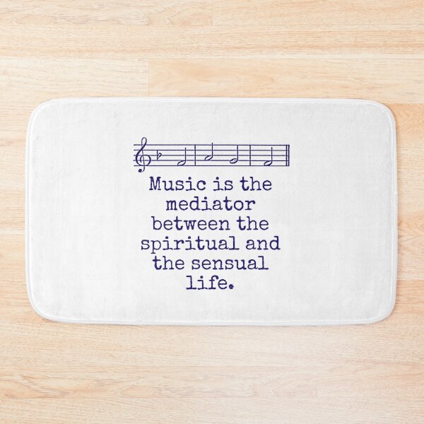 Item preview, Music Is The Mediator - Music Quote  designed and sold by CrankyOldDude.