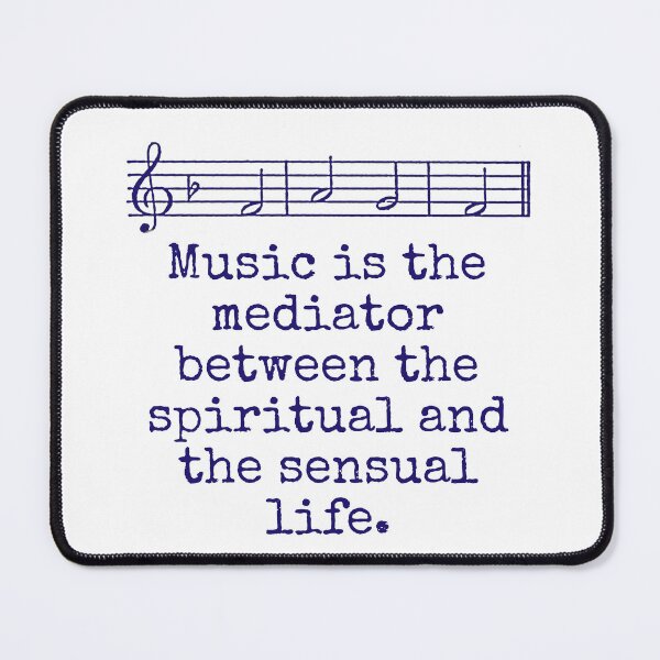 Item preview, Music Is The Mediator - Music Quote  designed and sold by CrankyOldDude.