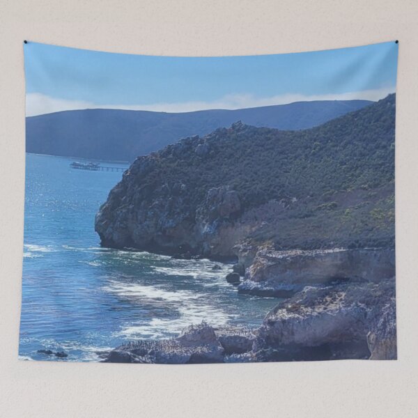 Item preview, coastal cilff designed and sold by Bethan Rose Studio.