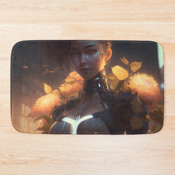 Item preview, Blooming in the Metropolis: A Girl Cyborg's Urban Oasis designed and sold by oanaunciuleanu.