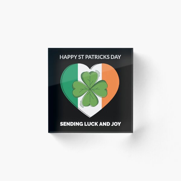 Item preview, Happy St Patrick's day sending luck and joy  designed and sold by NaomiMcC21.