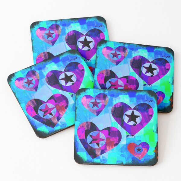 Item preview, Hearts & Stars designed and sold by Jayne K's Colourful Creations.