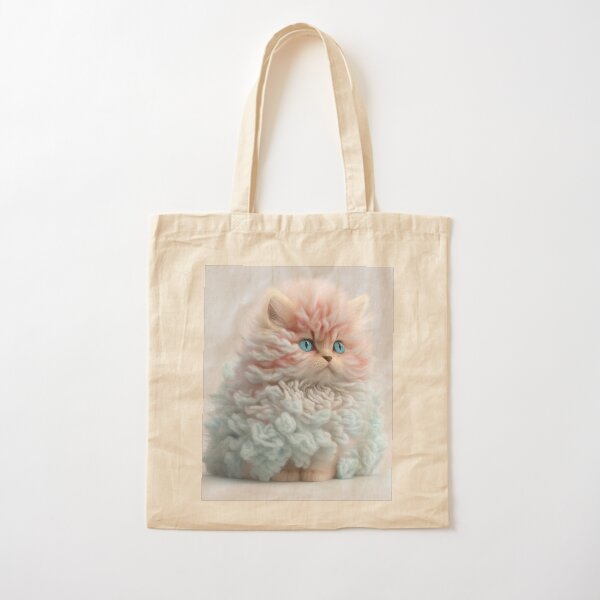 Aperçu de l'œuvre Barbe à papa chaton pépinière de chat mignon créée et vendue par DeRosa3DDesigns.