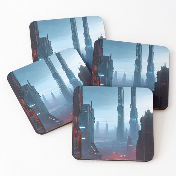Item preview, Cyberpunk City Inspired By Beksinski designed and sold by Awokken.