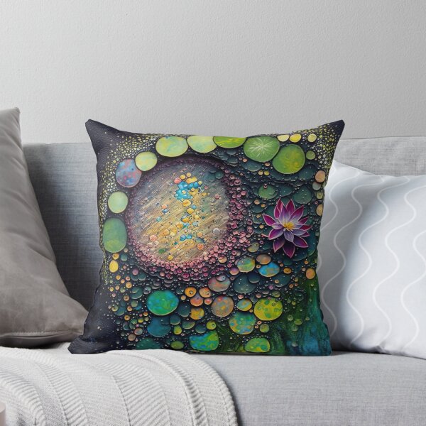 Item preview, Serenity in Dots: An AI Pointillism Painting of a Japanese Garden designed and sold by XIX361ART.