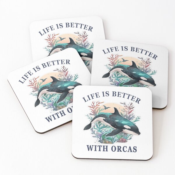 Item preview, Life Is Better With Orcas designed and sold by StylishDesigns_ByJohn.