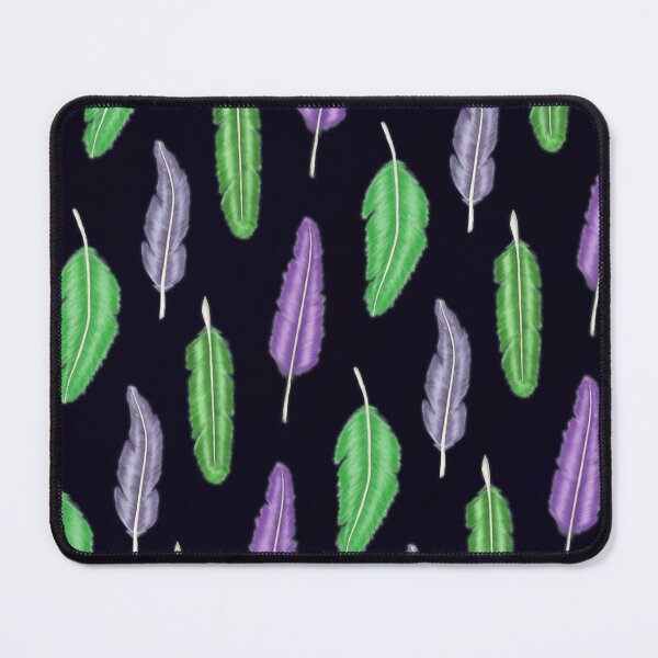 Item preview, Green and purple feathers designed and sold by MonikaSimona.