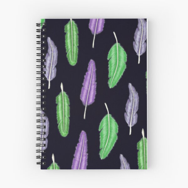 Item preview, Green and purple feathers designed and sold by MonikaSimona.