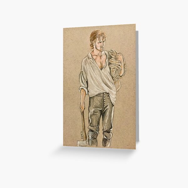 Jamie Fraser, Captain of the Artemis Greeting Card