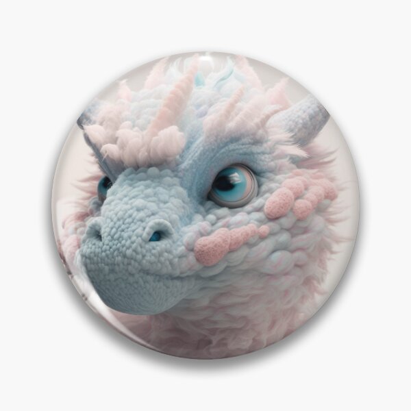 Item preview, Cotton Candy Dragon Cute Dragon Nursery designed and sold by DeRosa3DDesigns.