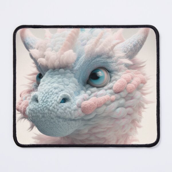 Item preview, Cotton Candy Dragon Cute Dragon Nursery designed and sold by DeRosa3DDesigns.