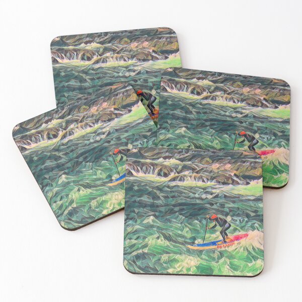 Item preview, Whitewater Paddleboarder designed and sold by Studio Phillips.