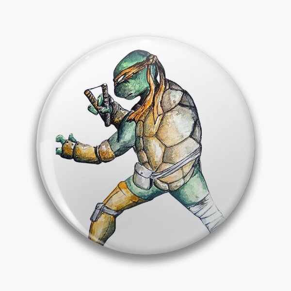 Artikelvorschau, Michelangelo TMNT entworfen und verkauft von Aquarelastudio.