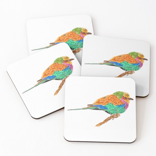 Item preview, Watercolour Lilac Breasted Roller designed and sold by BirdsNatureArt.