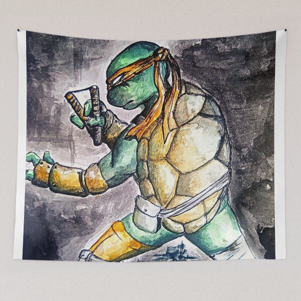 Artikelvorschau, Michelangelo TMNT entworfen und verkauft von Aquarelastudio.