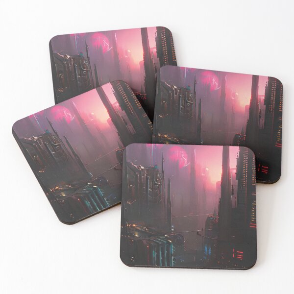 Item preview, Cyberpunk City Inspired By Beksinski designed and sold by Awokken.