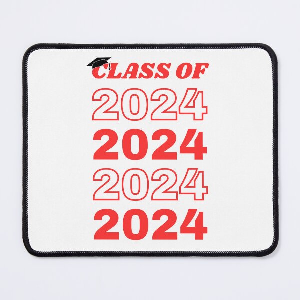 Item preview, Class of 2024 red designed and sold by AlloutApparel.
