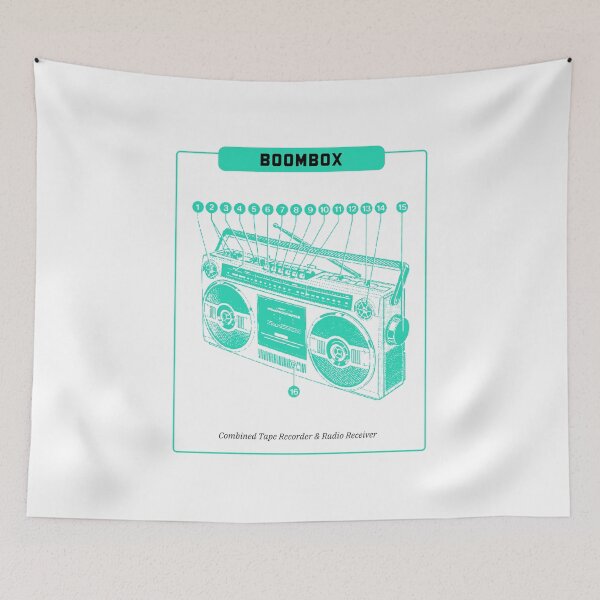 Item preview, Boombox Retro Aesthetic   designed and sold by Tiptopteess.