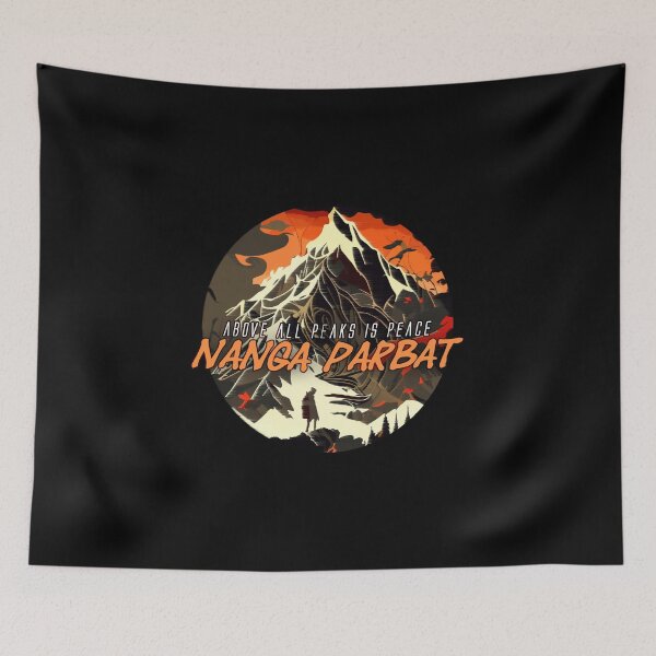 Item preview, Nanga Parbat (above all peaks is peace) designed and sold by WackyWorldArt.