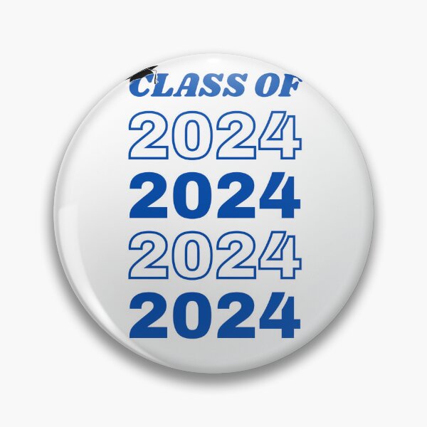Item preview, Class of 2024 blue designed and sold by AlloutApparel.