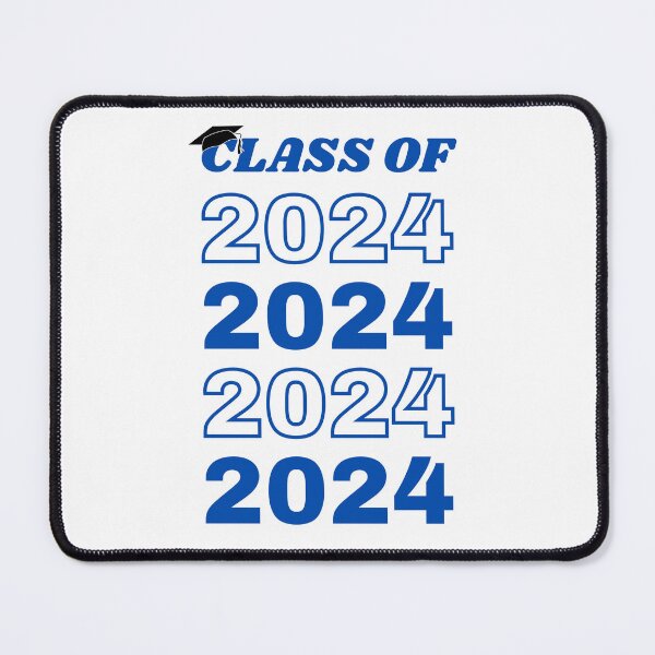 Item preview, Class of 2024 blue designed and sold by AlloutApparel.