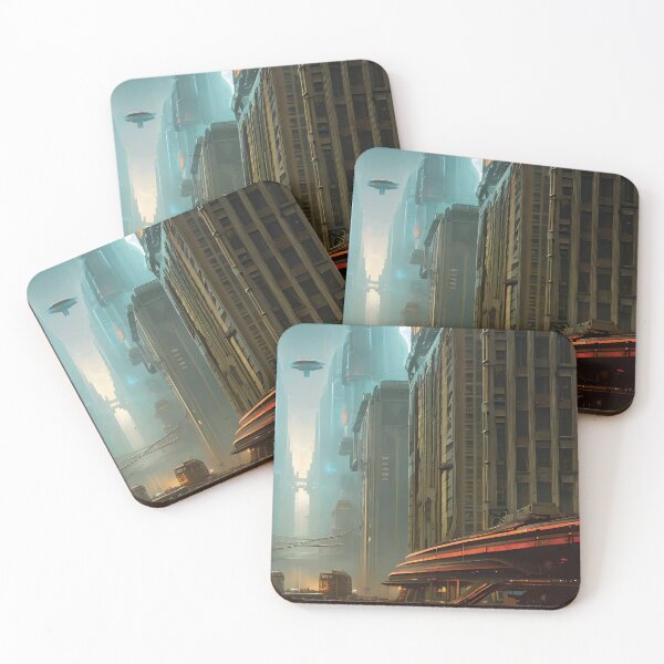 Item preview, Cyberpunk City Inspired By Beksinski designed and sold by Awokken.