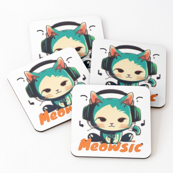 Item preview, Meowsic- Cat and Music designed and sold by Gomawidesigns.