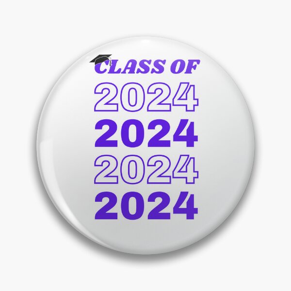 Item preview, Class of 2024 purple designed and sold by AlloutApparel.