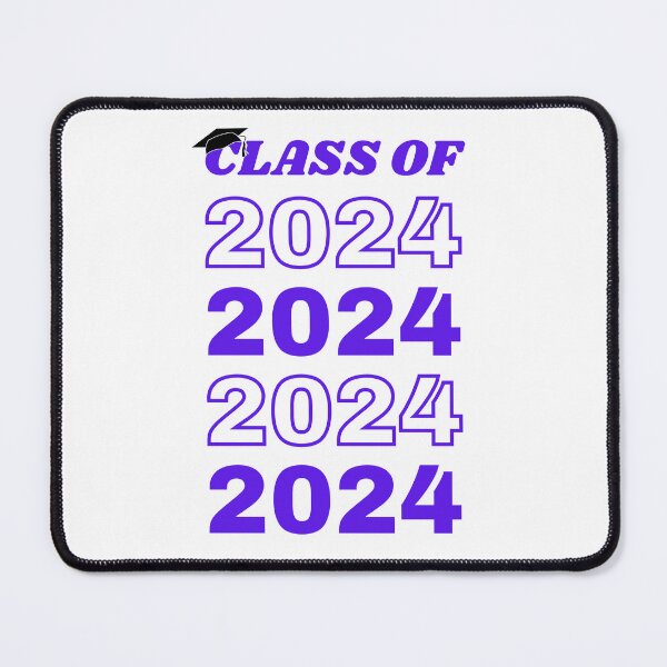 Item preview, Class of 2024 purple designed and sold by AlloutApparel.