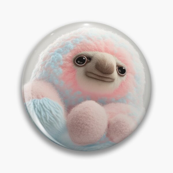 Item preview, Cotton Candy Sloth Cute Sloth Nursery designed and sold by DeRosa3DDesigns.