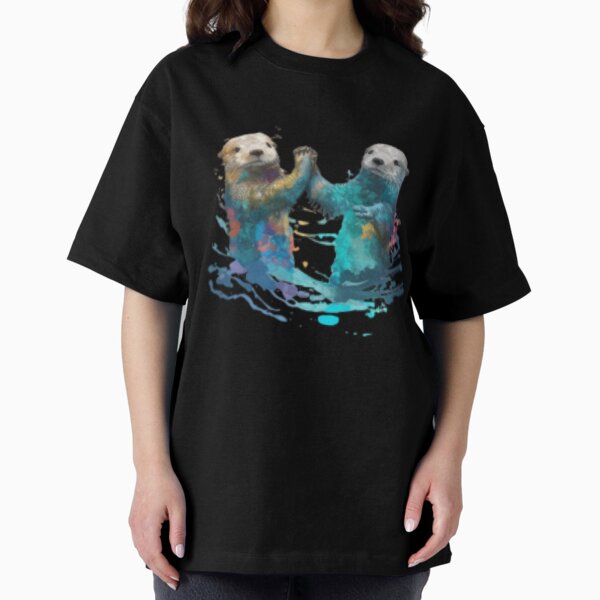 Artikel-Vorschau von Bedeutungsvolle Otter - Händchen haltende Otter, designt und verkauft von Unique-for-U.