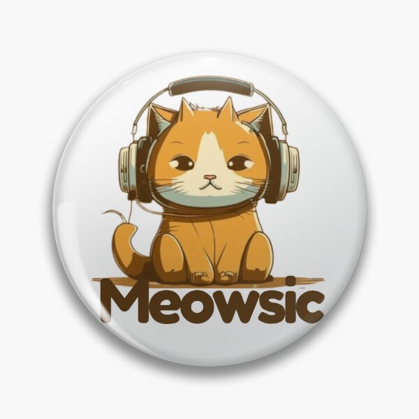 Item preview, Meowsic - Cat and Music designed and sold by Gomawidesigns.
