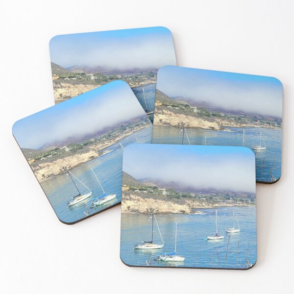 Item preview, coastal harbour designed and sold by Bethan Rose Studio.