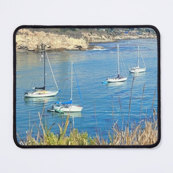 Item preview, coastal harbour designed and sold by Bethan Rose Studio.