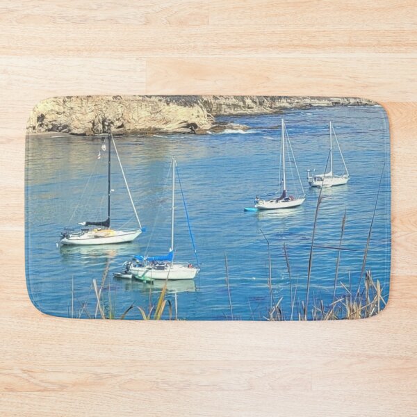 Item preview, coastal harbour designed and sold by Bethan Rose Studio.
