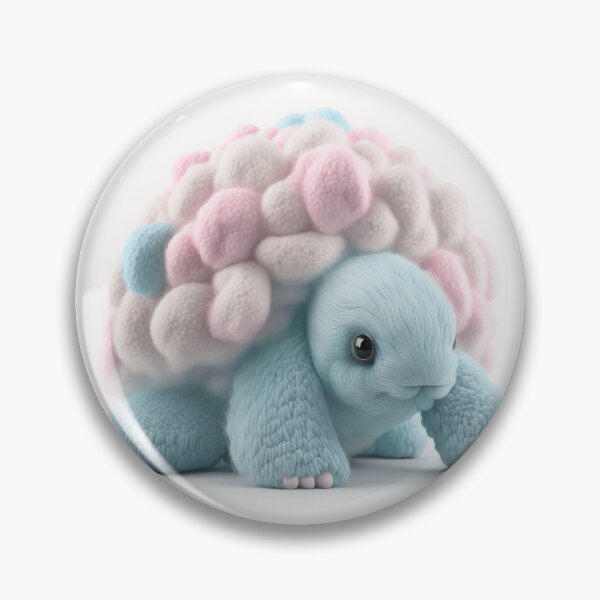 Item preview, Cotton Candy Turtle Cute Turtle Nursery designed and sold by DeRosa3DDesigns.