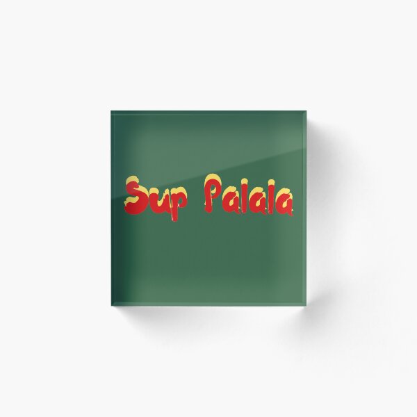 Item preview, sup palala | hawaii slang saying expression ʻōlelo hawaii | yellow and red    designed and sold by maplunk.
