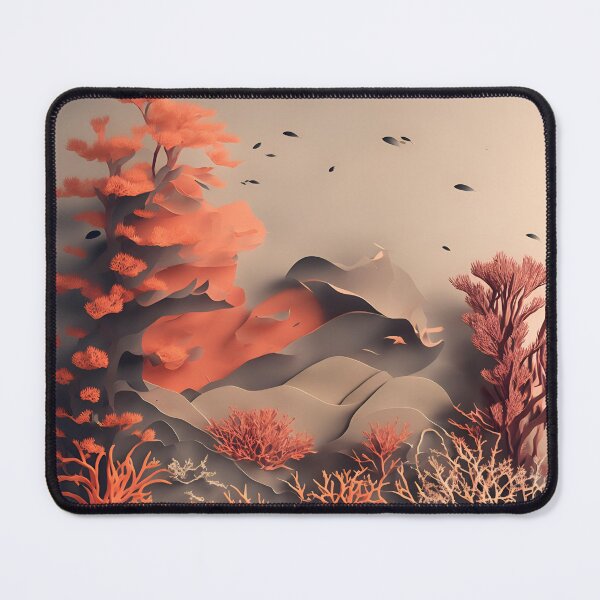 Item preview, Coral Reef Dream in Paper art style designed and sold by FormFinder.
