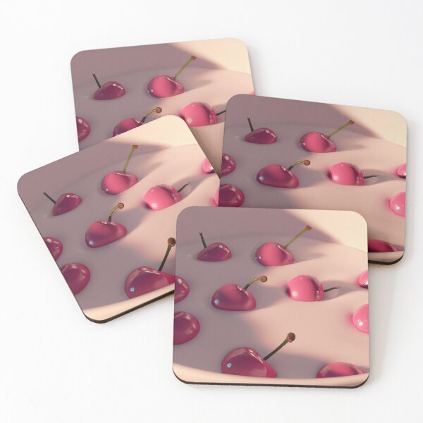 Item preview, Red Cherries in Milk Bath  designed and sold by beyondexistence.