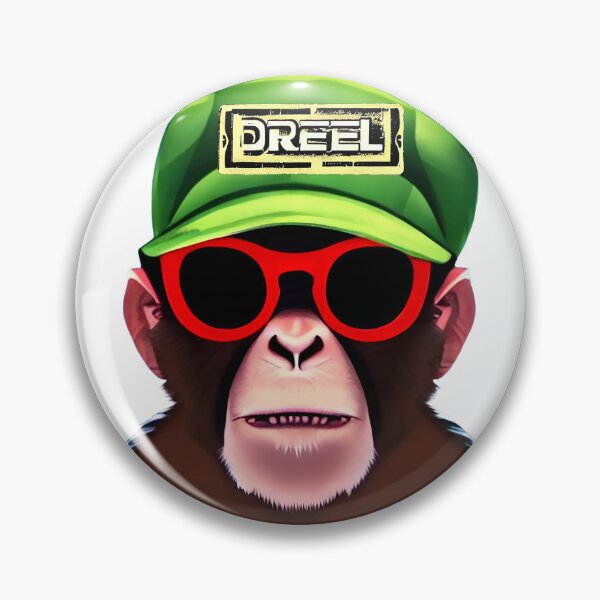 Item preview, Monkey with green beret designed and sold by DREEL.