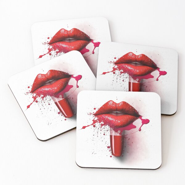 Item preview, Red Lipstick Lips designed and sold by Coolea.