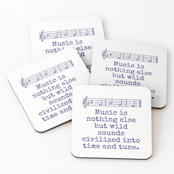 Item preview, Music Is Nothing Else - Music Quote  designed and sold by CrankyOldDude.