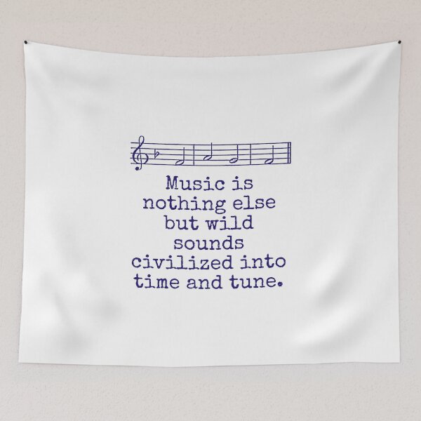 Item preview, Music Is Nothing Else - Music Quote  designed and sold by CrankyOldDude.