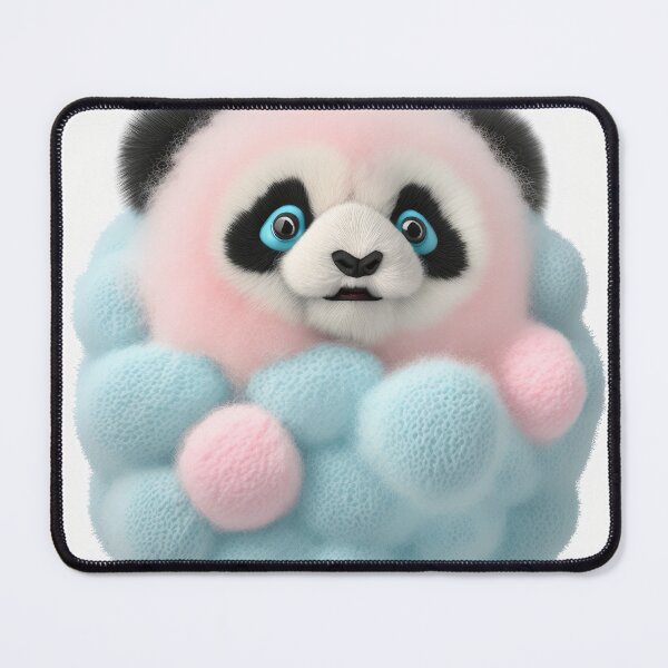 Item preview, Cotton Candy Panda Cute Panda Nursery designed and sold by DeRosa3DDesigns.