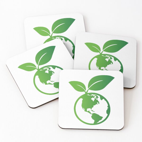 Item preview, planet earth bears fruit. ecology. green leaf designed and sold by Daria-design.