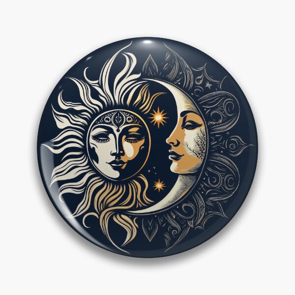 Item preview, Vintage Sun and Moon Solar Eclipse designed and sold by Odd World.
