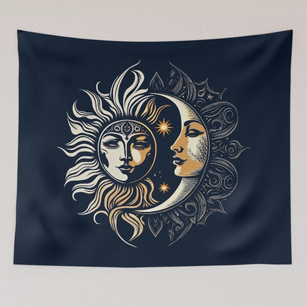 Item preview, Vintage Sun and Moon Solar Eclipse designed and sold by Odd World.