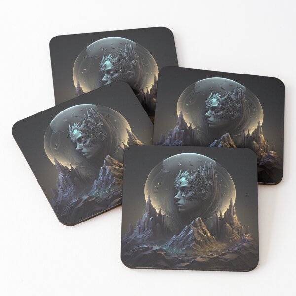 Item preview, Dark Fantasy Art, Land of the Cursed designed and sold by Fantasy Masterpiece.