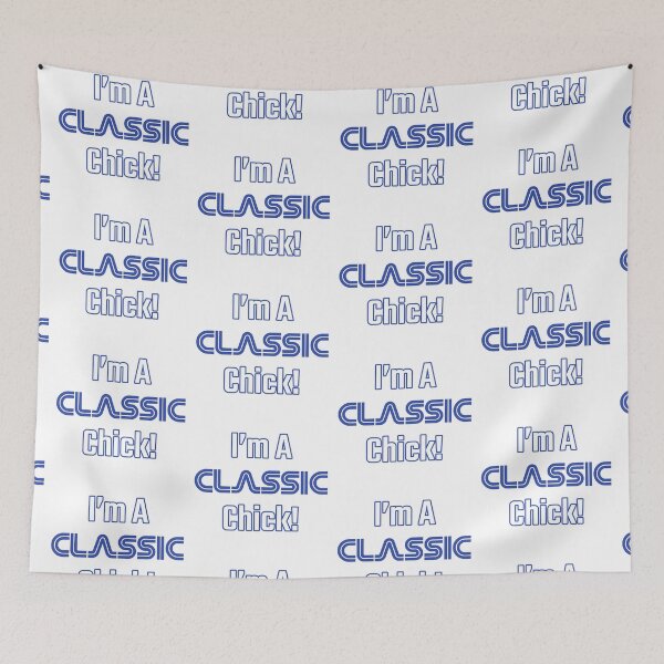 Item preview, I'm A Classic Chick! (90's Gamer Font 2) designed and sold by T.A.S. BRAND.