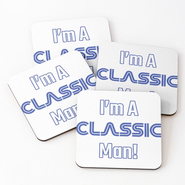 Item preview, I'm A Classic Man! (90's Gamer Font 2) designed and sold by T.A.S. BRAND.